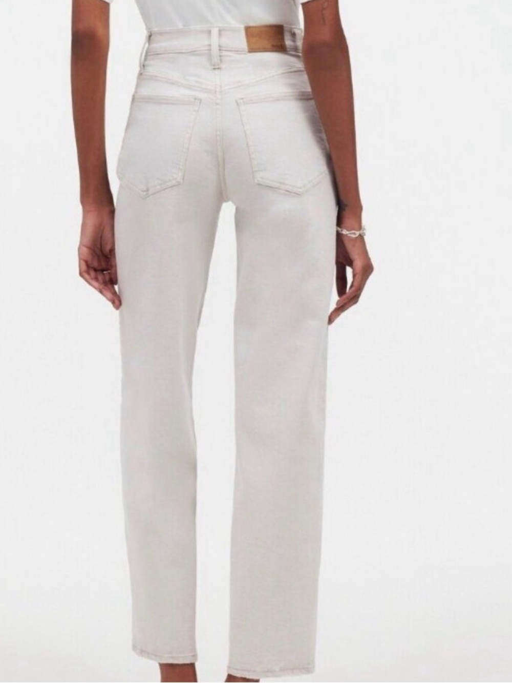 Madewell Perfect Vintage Wide-Leg Crop in Stone Denim - Picture 3 of 7